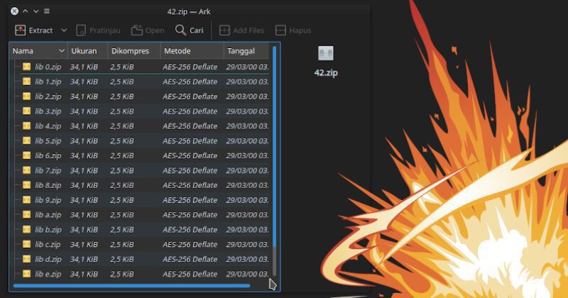 geekine.com - La Bomba Zip que puede destruir tu computador